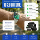 Smartwatch Microwear S11 Mini Series 11 42mm com GPS, WhatsApp e NFC