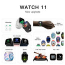 Smartwatch Microwear S11 Mini Series 11 42mm com GPS, WhatsApp e NFC