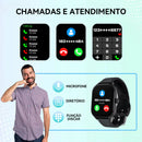 Smartwatch H9 Curve 2,01" HD – Tela Curva, Chamadas, Mensagens e Modos Esportivos
