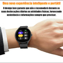 AURAFIT X37: Smartwatch 1,38" com Chamadas, Mensagens e Modos Esportivos