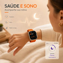 Relogio Smartwatch S9 Ultra Bluetooth 49mm Inteligente Titanium NFC Chamadas Notificações Pulseira Extra
