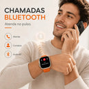 Relogio Smartwatch S9 Ultra Bluetooth 49mm Inteligente Titanium NFC Chamadas Notificações Pulseira Extra
