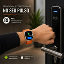 Relogio Smartwatch S9 Ultra Bluetooth 49mm Inteligente Titanium NFC Chamadas Notificações Pulseira Extra