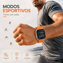 Relogio Smartwatch S9 Ultra Bluetooth 49mm Inteligente Titanium NFC Chamadas Notificações Pulseira Extra
