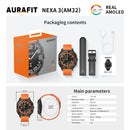 ⌚ AURAFIT AM32 – Smartwatch com Chamadas, Notificações, 100+ Esportes e Mostradores Personalizáveis