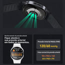 Smartwatch 8 Mini GPS com Chamadas Bluetooth, Monitor de Saúde, NFC, Bússola e Resistência à Água IP68
