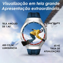 Smartwatch AURAFIT 2026 1,43” AMOLED – +150 Modos Esportivos,Android e iOS
