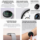 Smartwatch 8 Mini GPS com Chamadas Bluetooth, Monitor de Saúde, NFC, Bússola e Resistência à Água IP68