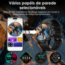 Smartwatch AURAFIT TREK 1 – GPS, Tela AMOLED 1,43", 5ATM e 150+ Modos Esportivos