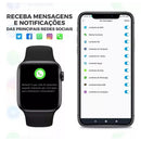 Smartwatch GS10 Mini Relógio Inteligente Chat GPT 42MM Recebe Chamadas Opção 2 Pulseiras