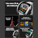 Smartwatch BW10 Mini Série 10 38mm – Chamadas Bluetooth, AMOLED, NFC e Monitoramento